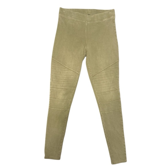Moto Jeggings |Small |Army Green|Express | waist 28” Rise 10” Inseam 28” - Picture 1 of 7